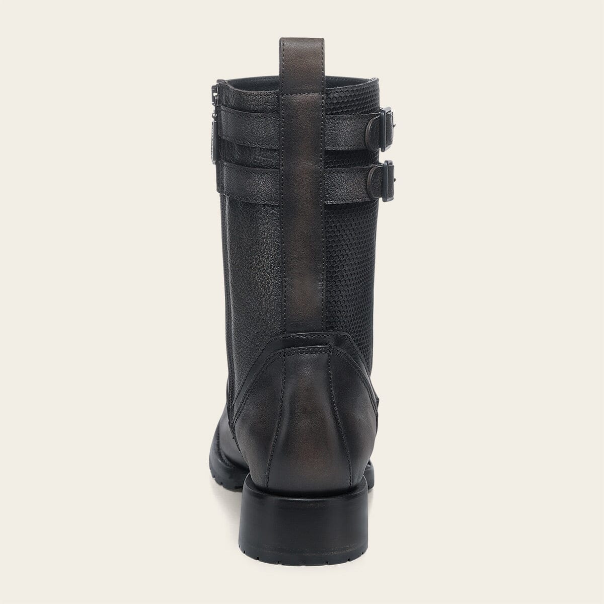 Bota urbana en piel genuina para caballero