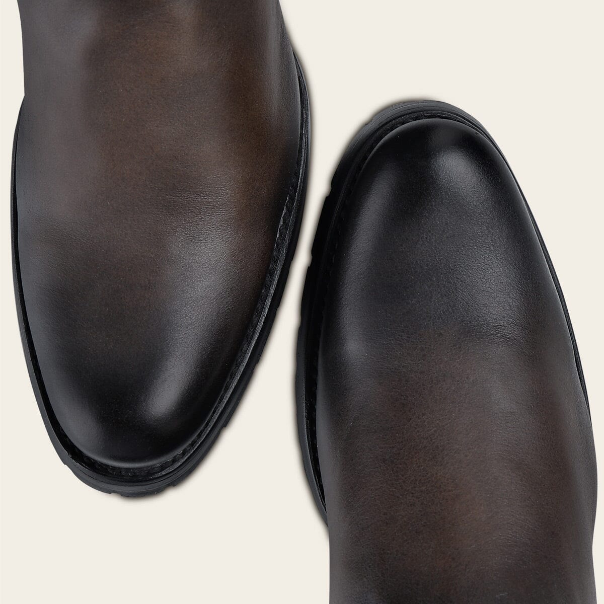 Bota urbana en piel genuina para caballero
