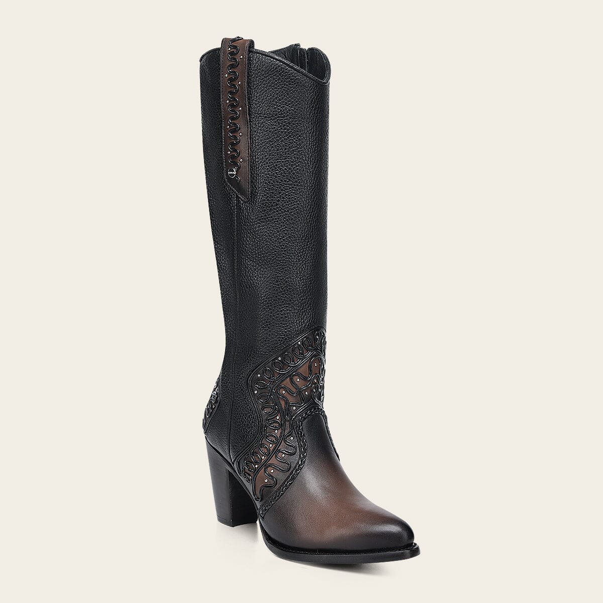 Bota casual en piel genuina para dama