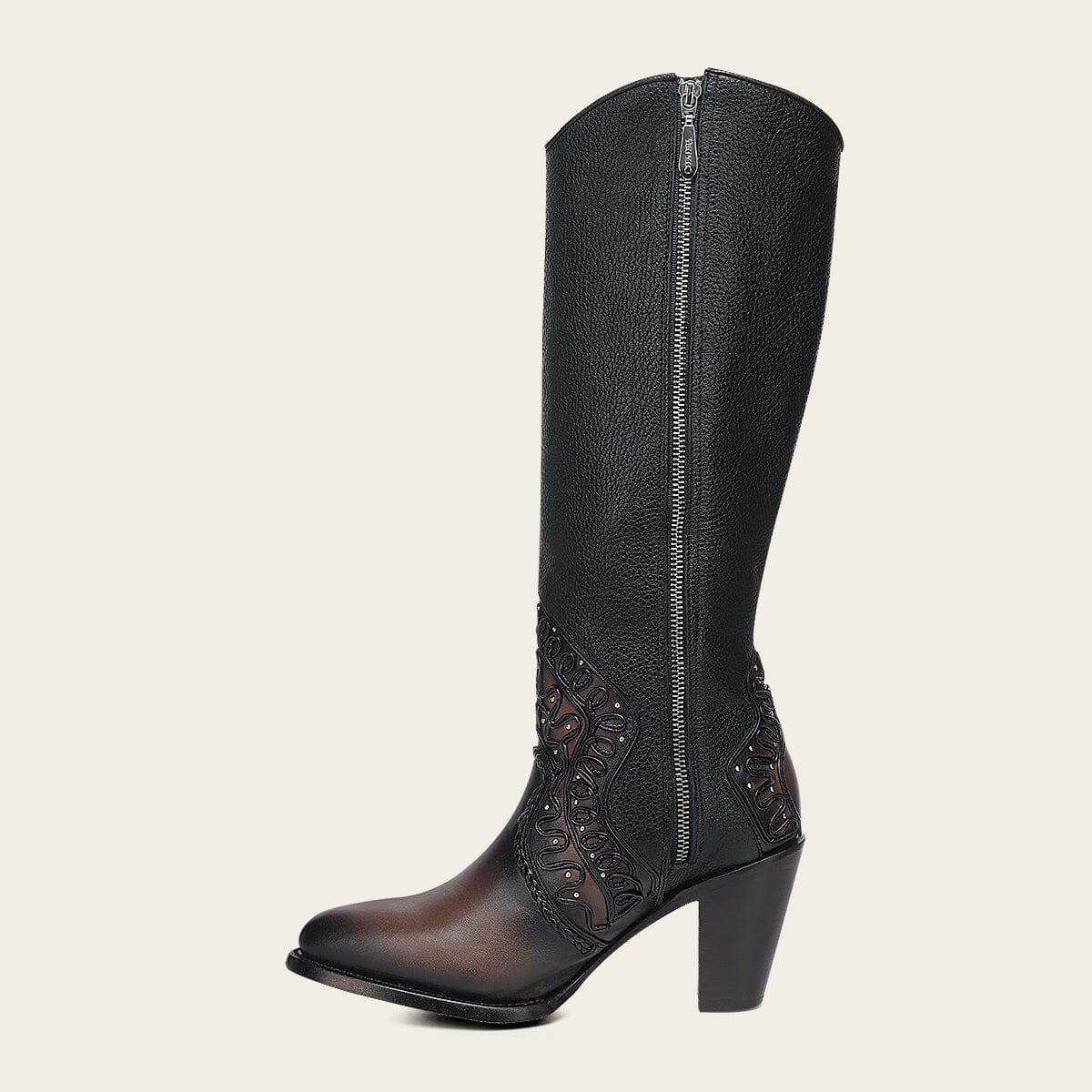 Bota casual en piel genuina para dama