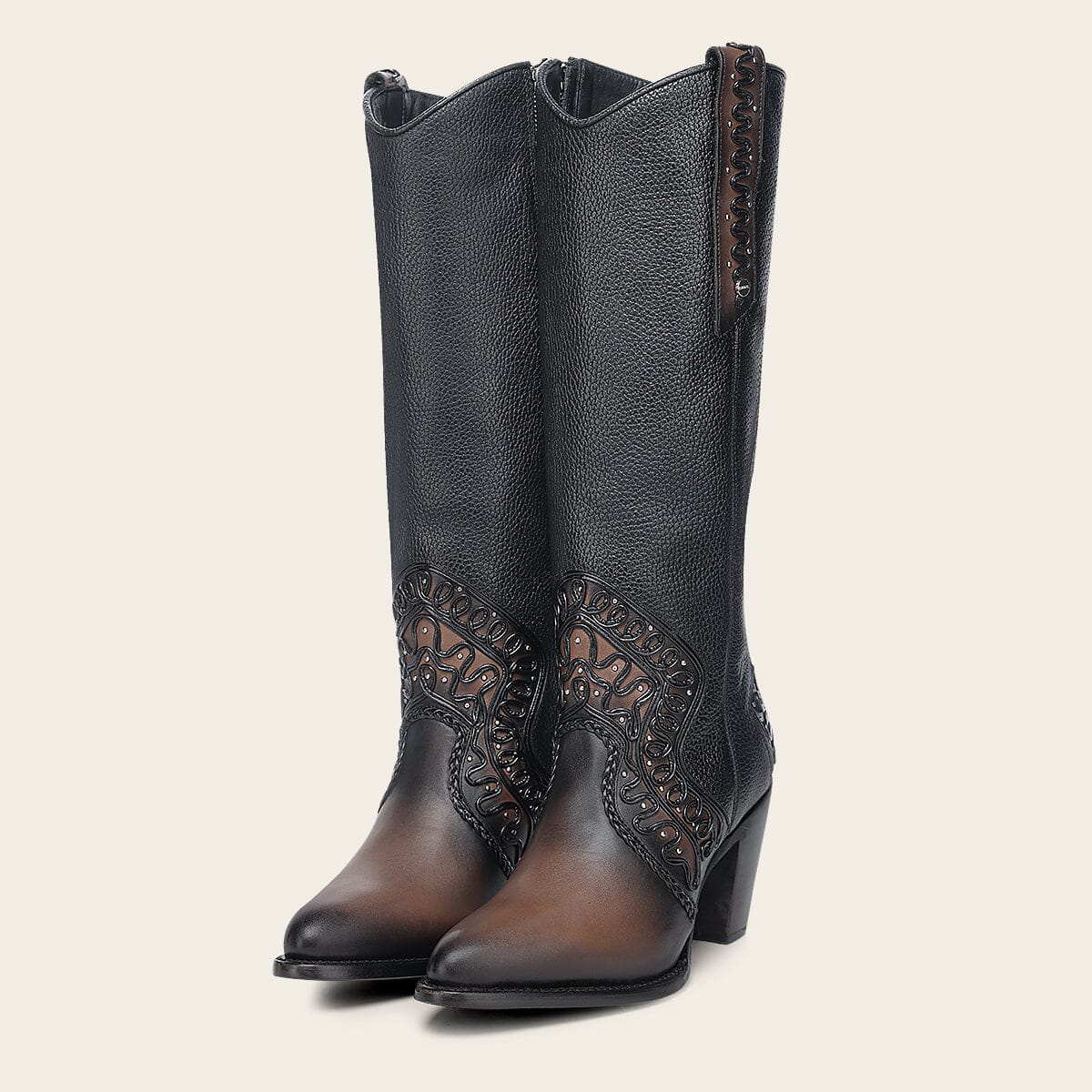 Bota casual en piel genuina para dama