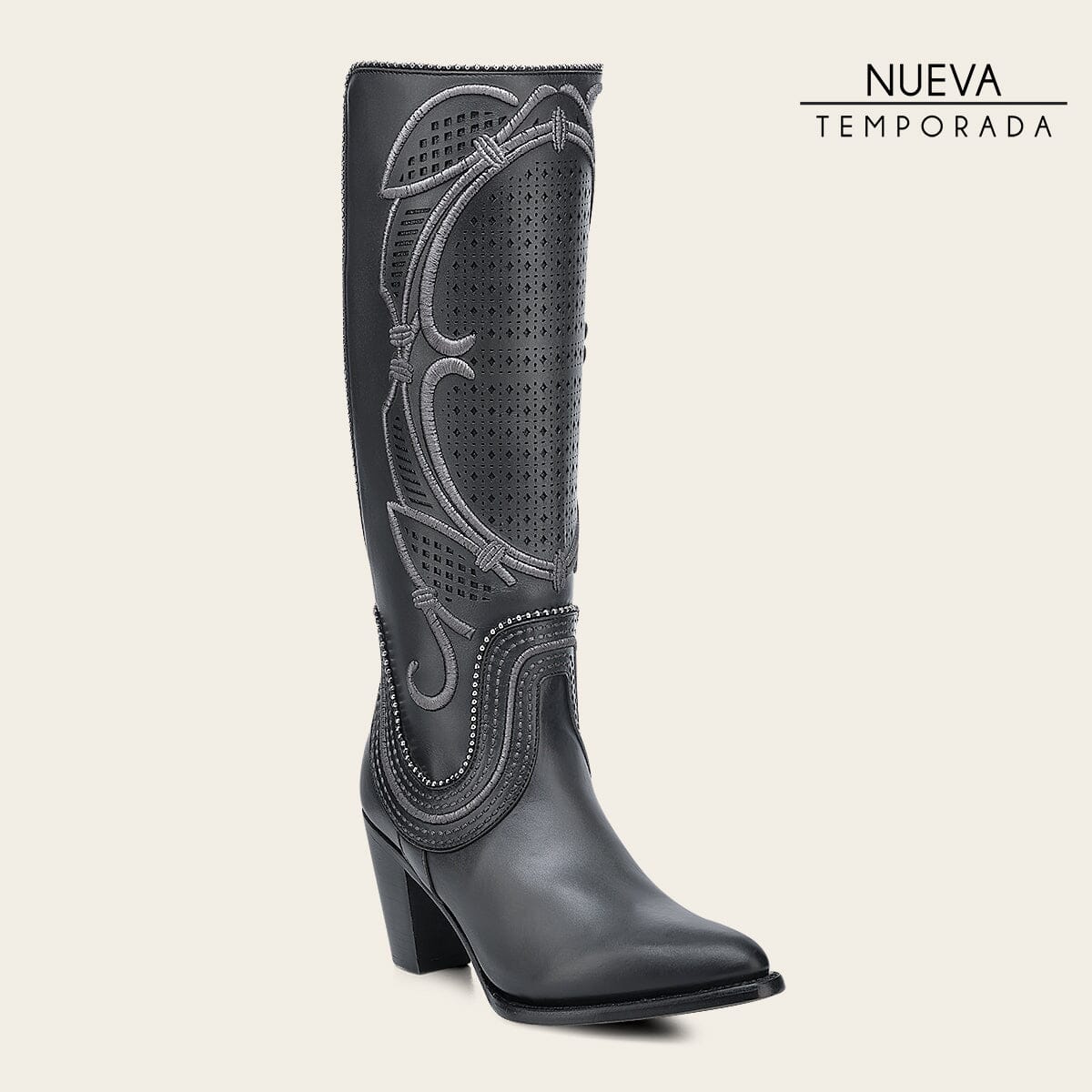 Bota casual en piel genuina para dama