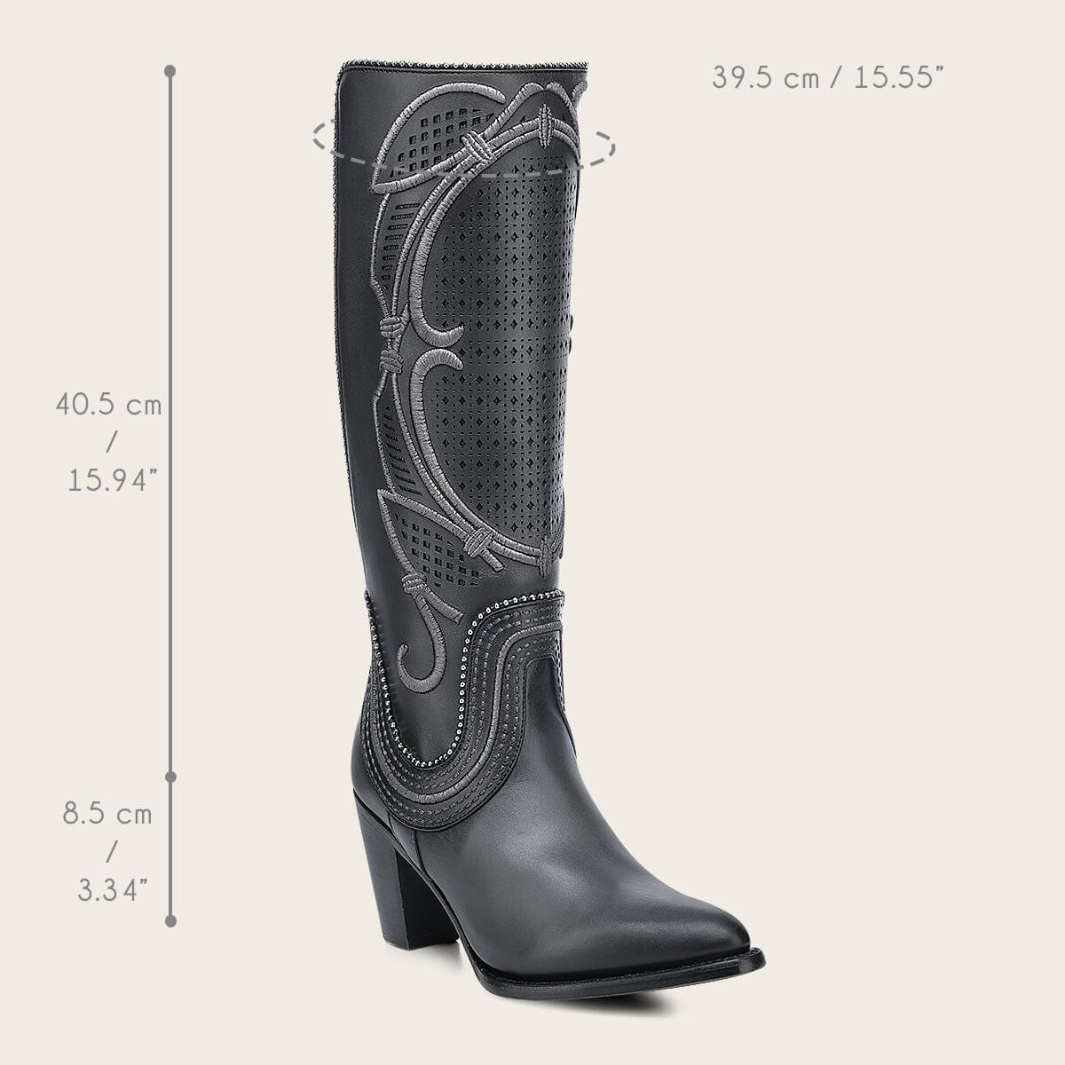 Bota casual en piel genuina para dama