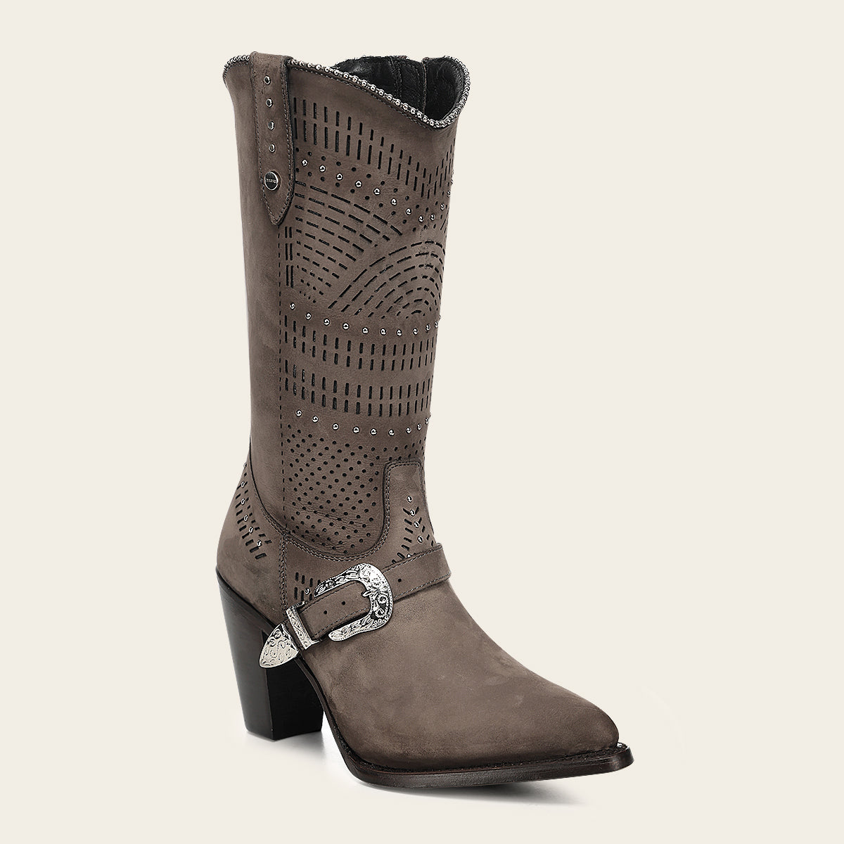 Bota en piel genuina  para dama