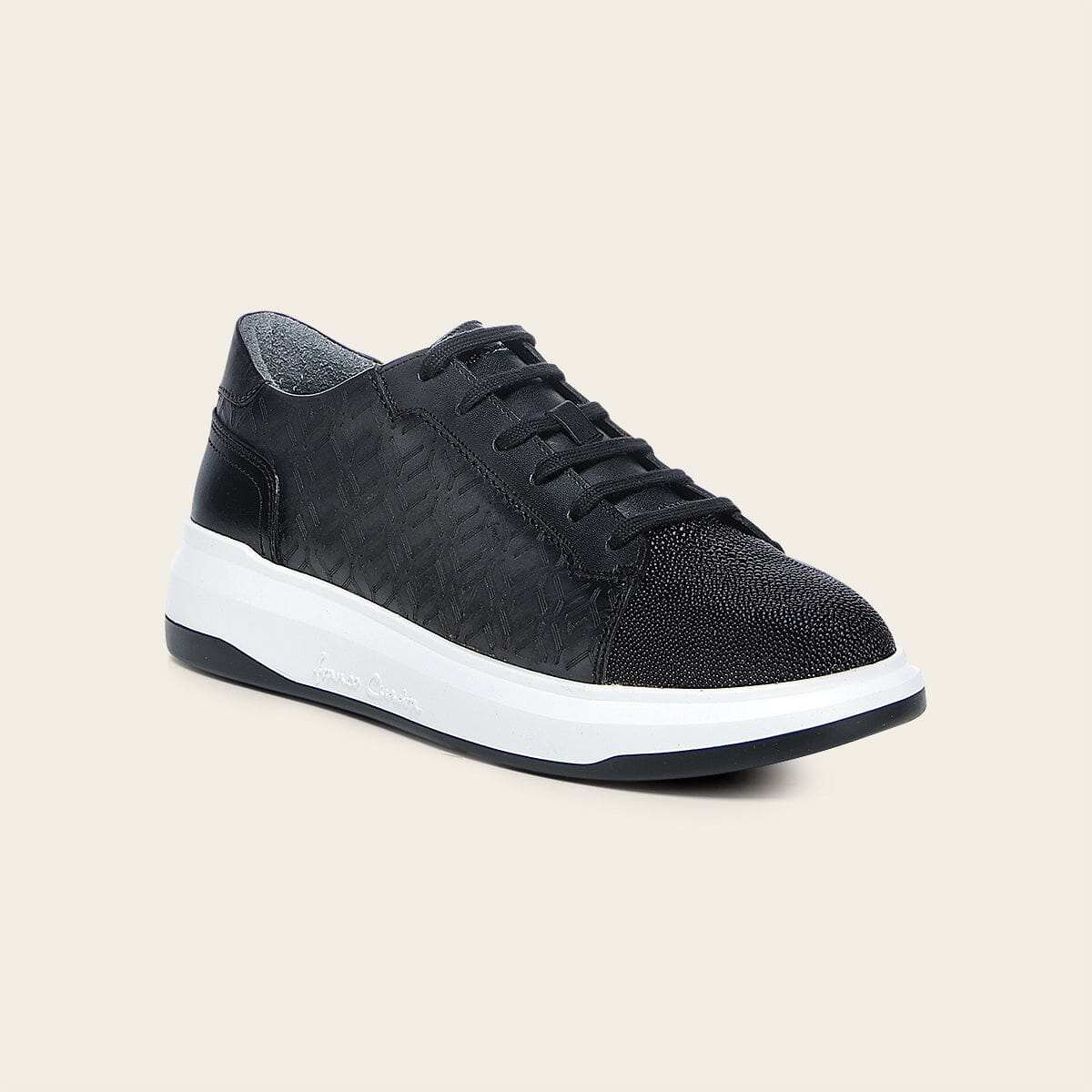 Tenis en piel genuina de mantarraya para caballero