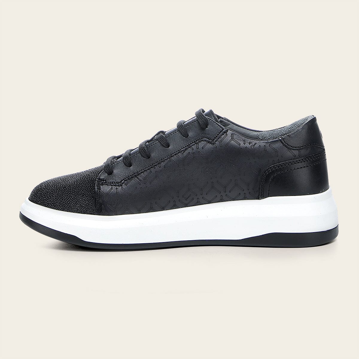 Tenis en piel genuina de mantarraya para caballero