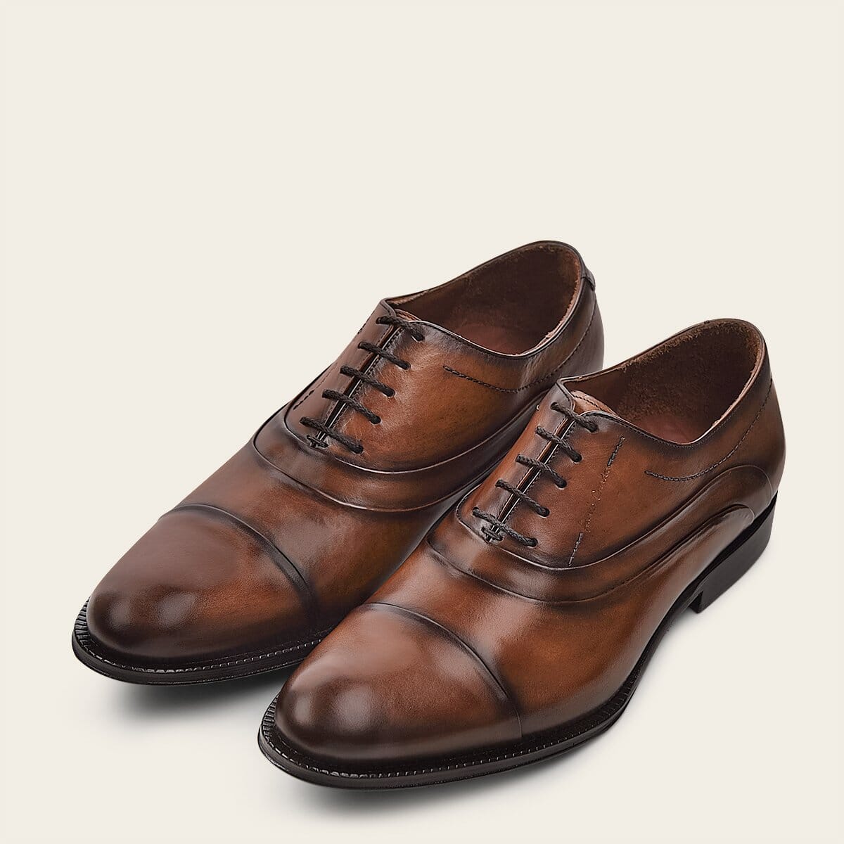 Calzado oxford en piel genuina