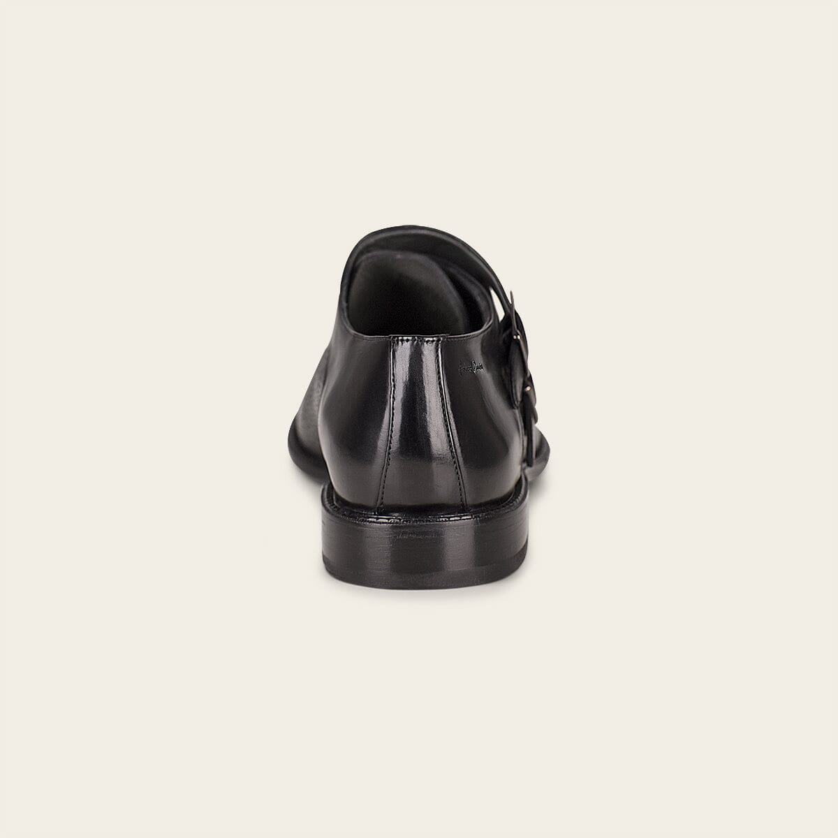 Calzado monkstrap en piel genuina de venado