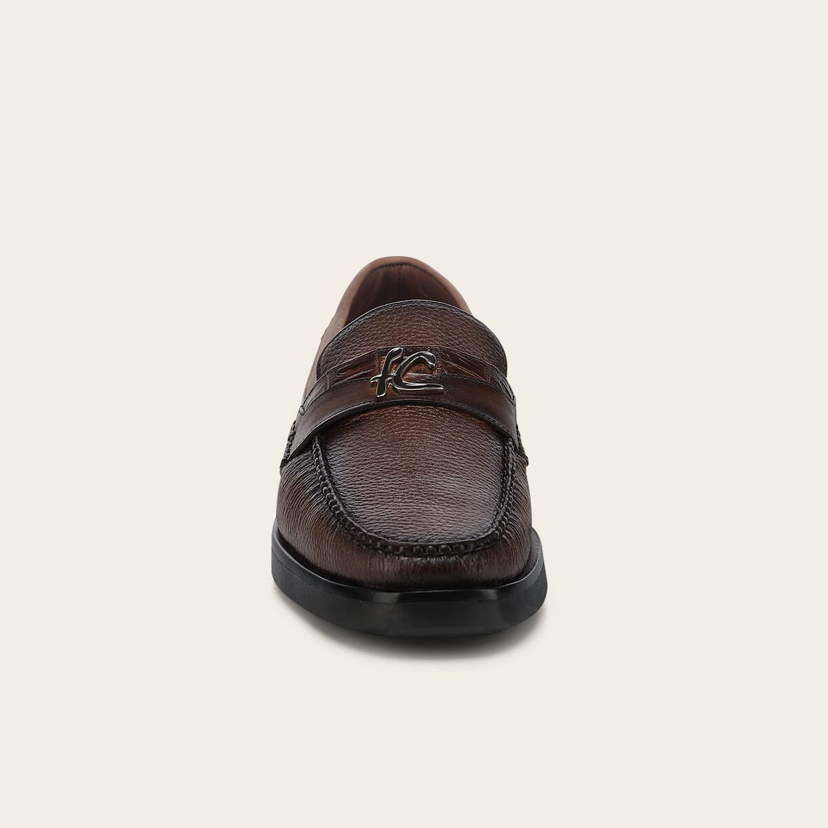 Loafer en piel genuina de venado para caballero