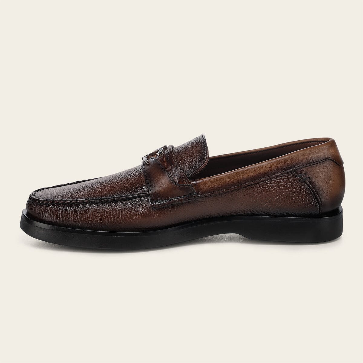 Loafer en piel genuina de venado para caballero