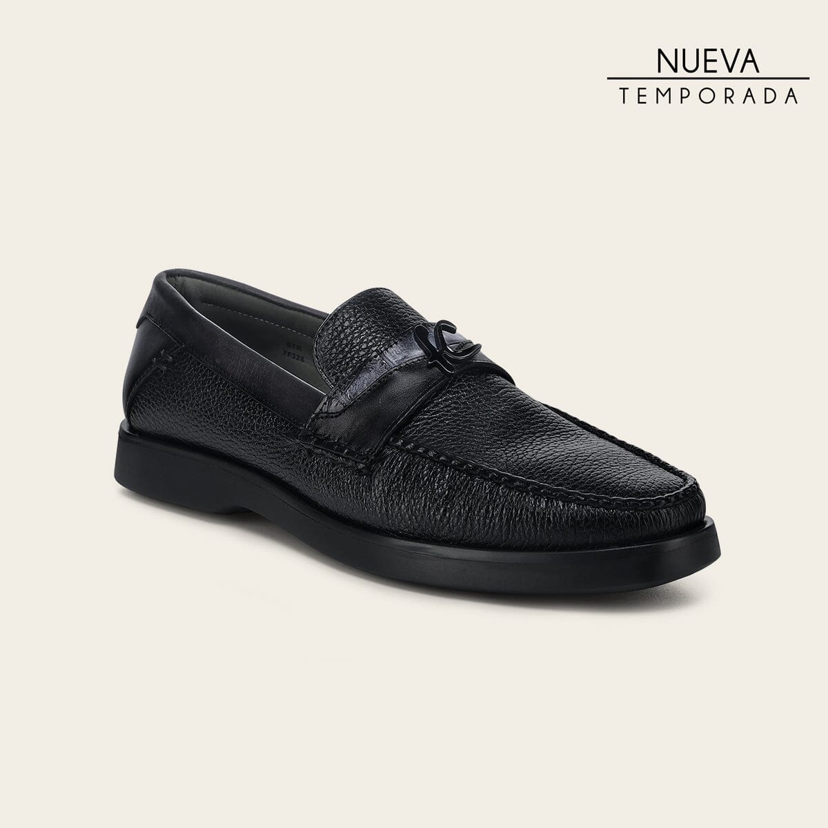 Loafer en piel genuina de venado para caballero