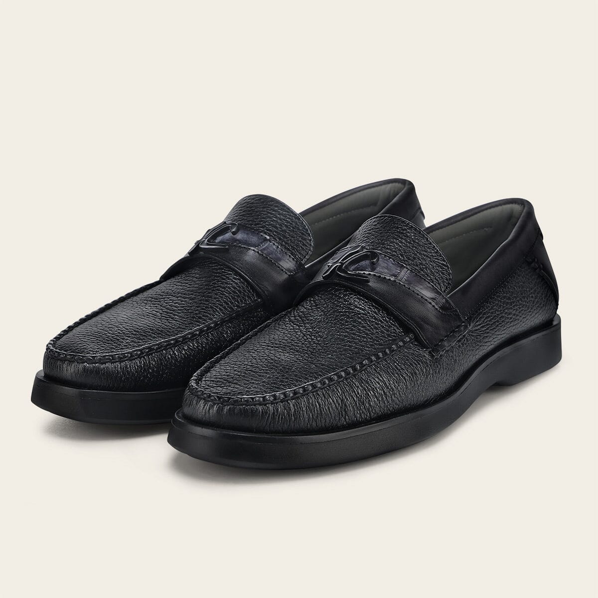Loafer en piel genuina de venado para caballero