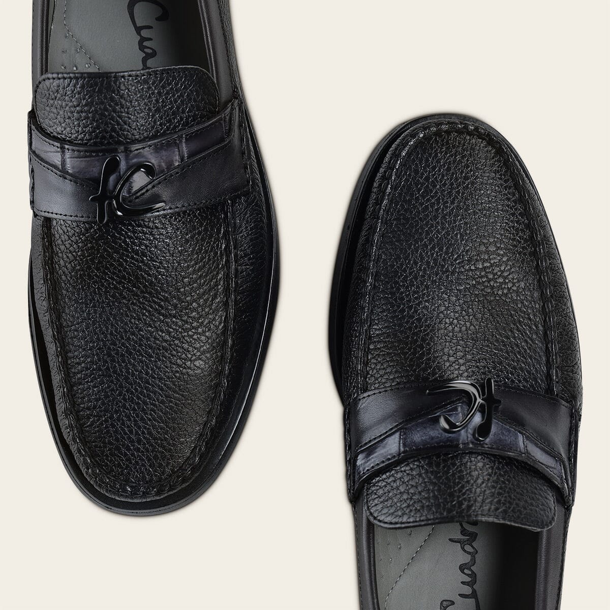 Loafer en piel genuina de venado para caballero