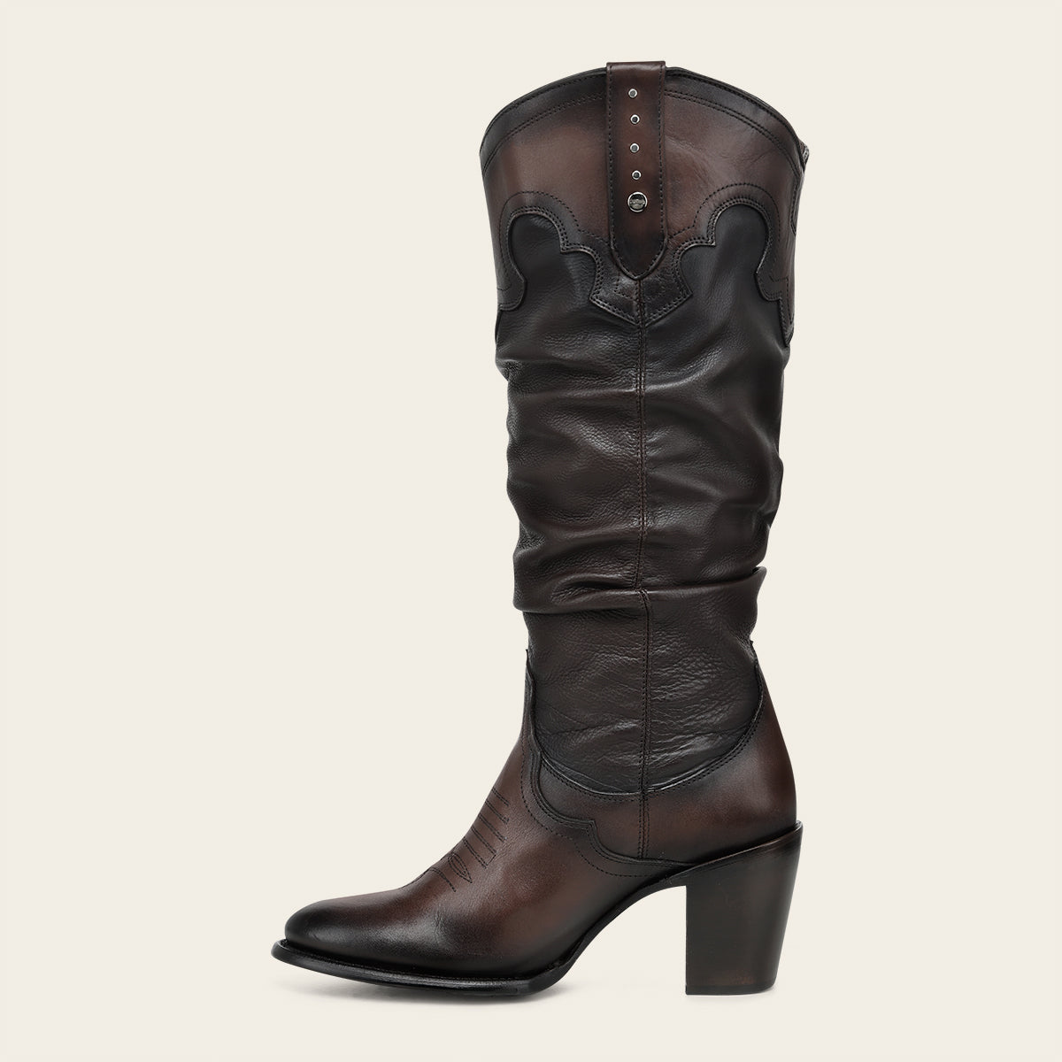 Bota Vaquera en piel genuina de bovino para dama