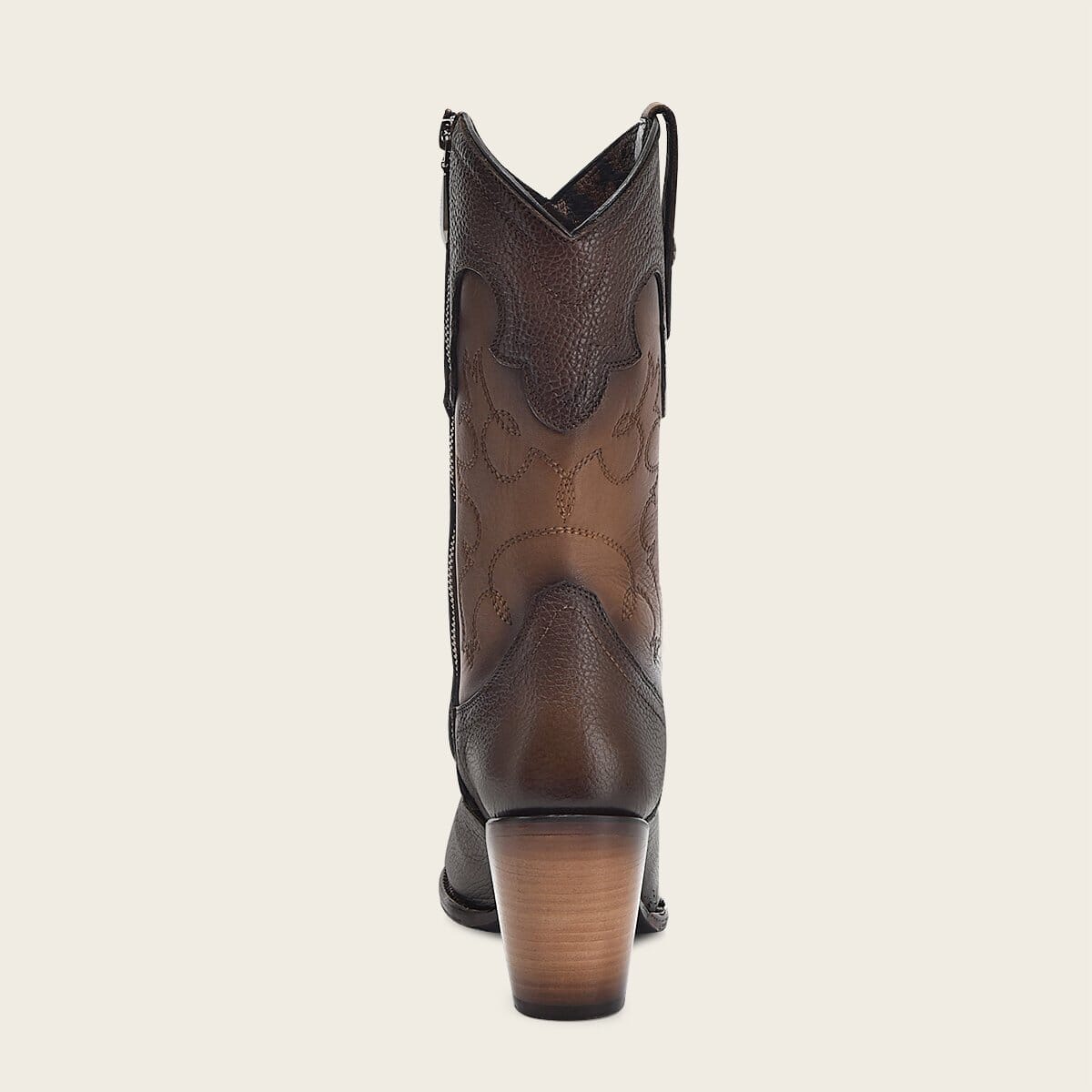 Bota tradicional en piel genuina para dama