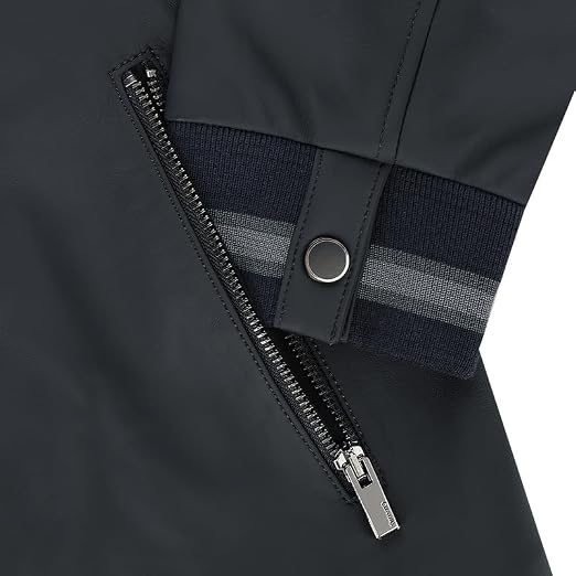 Cuadra Chamarra para Hombre en Piel de Cordero Casual