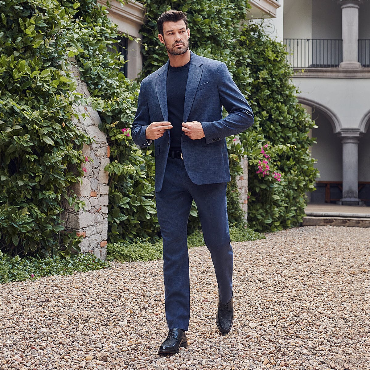 Zapato de vestir derby en piel genuina de mantarraya