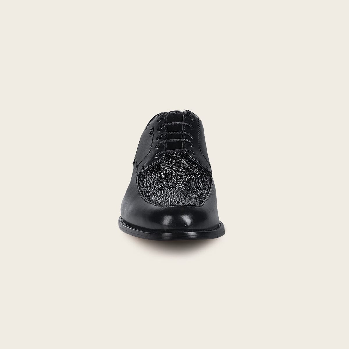 Zapato de vestir derby en piel genuina de mantarraya
