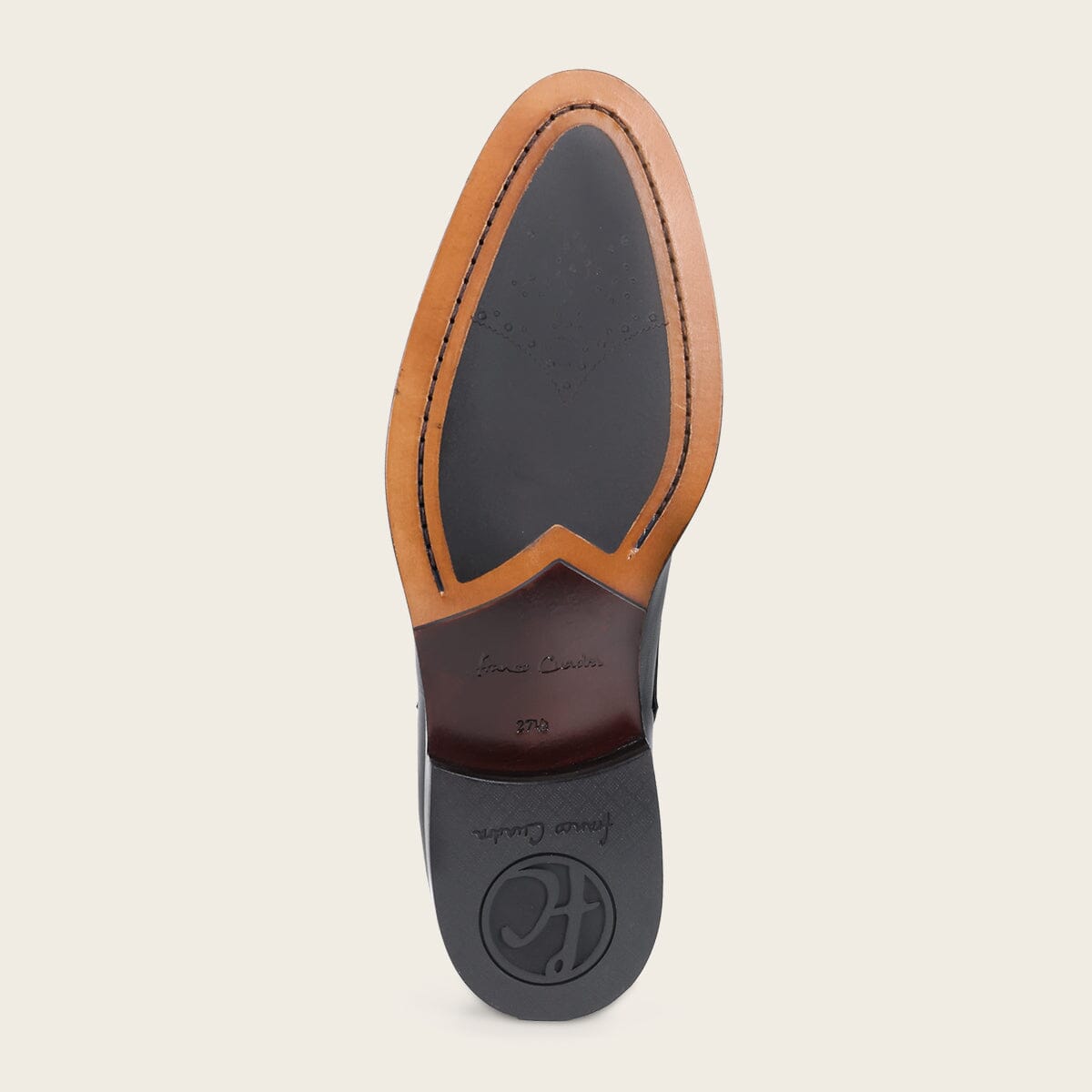 Zapato de vestir derby en piel genuina de mantarraya