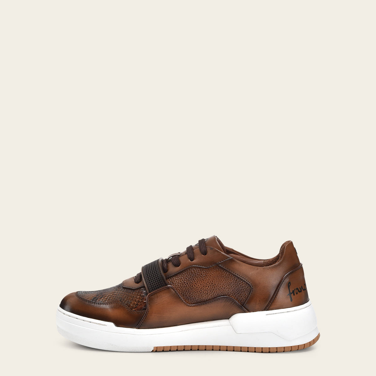 Sneakers Franco Cuadra Piel Genuina de Pitón