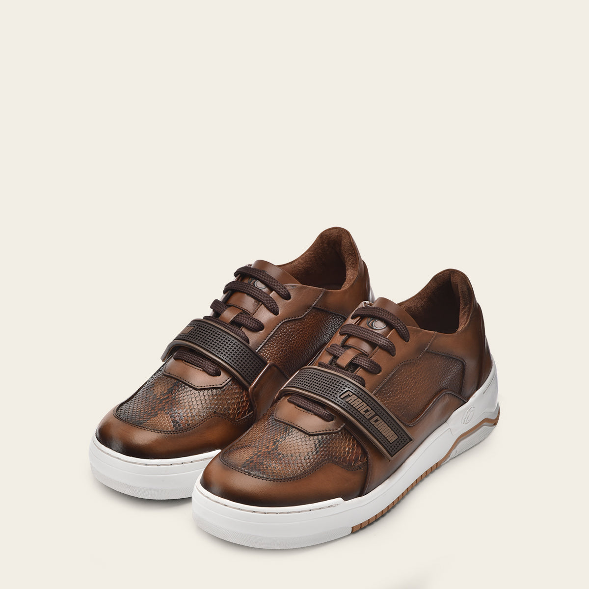 Sneakers Franco Cuadra Piel Genuina de Pitón