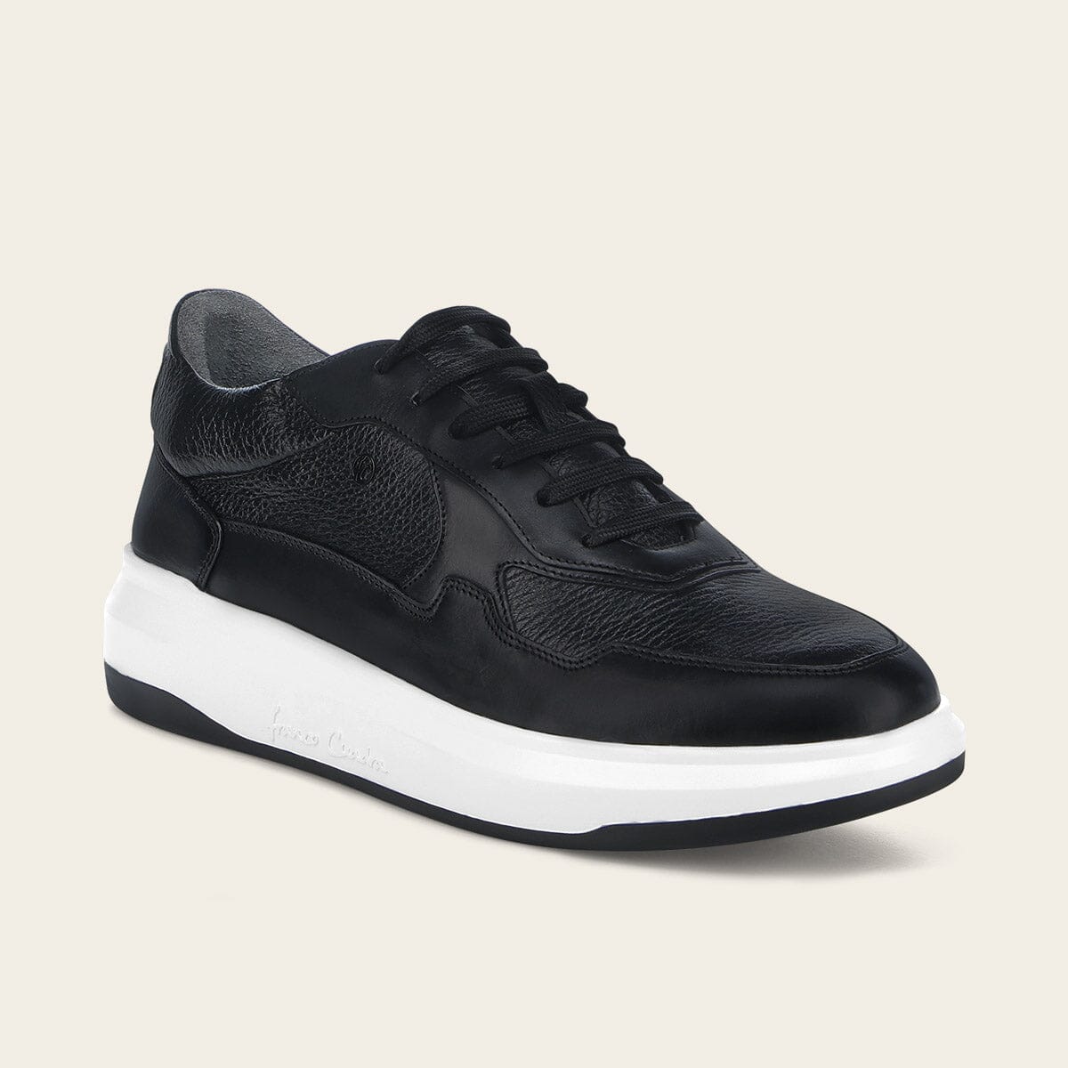Tenis en piel genuina de venado para caballero