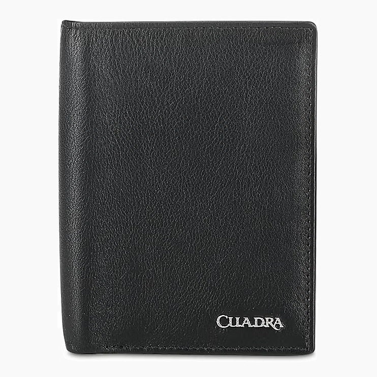 Cartera para Caballero en Piel de Bovino Negro
