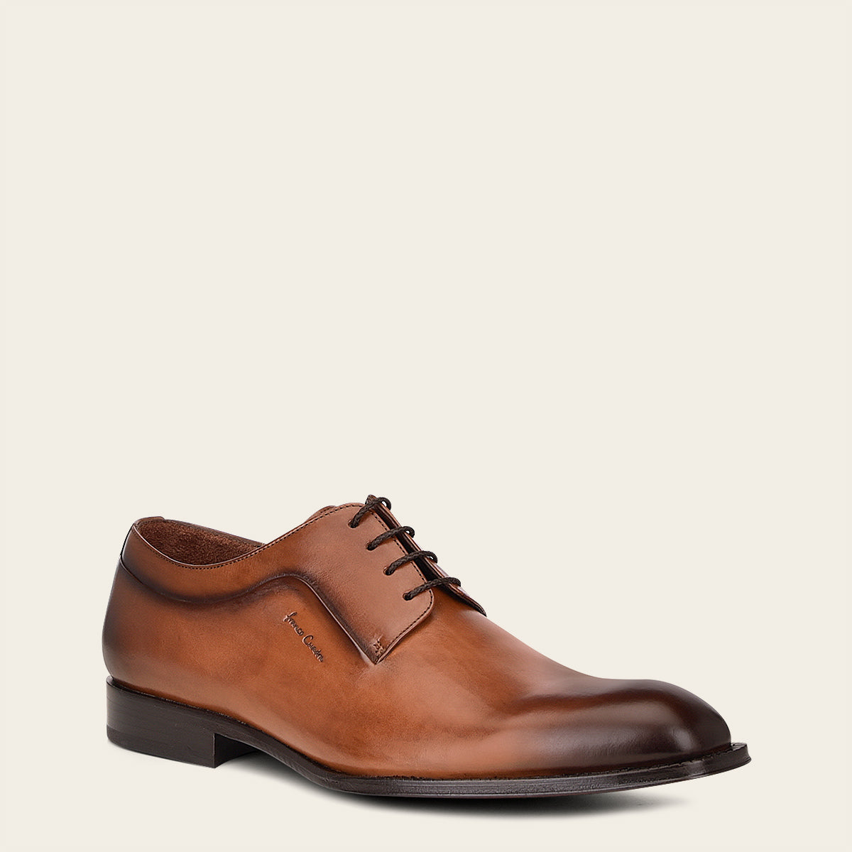 Calzado oxford para caballero en piel de bovino