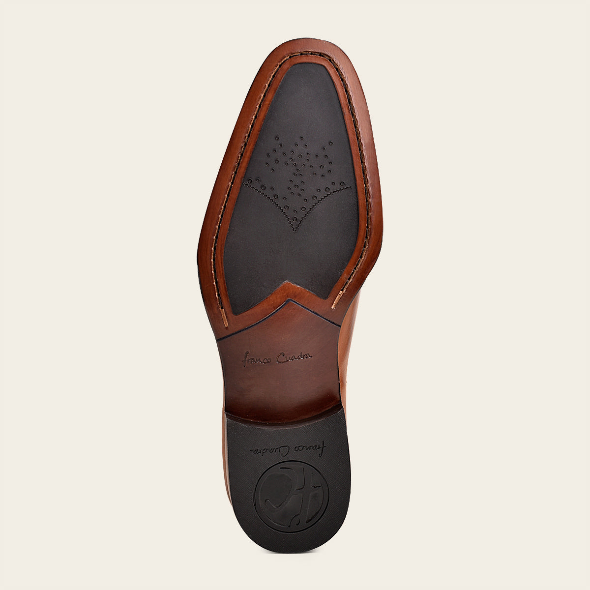 Calzado oxford para caballero en piel de bovino