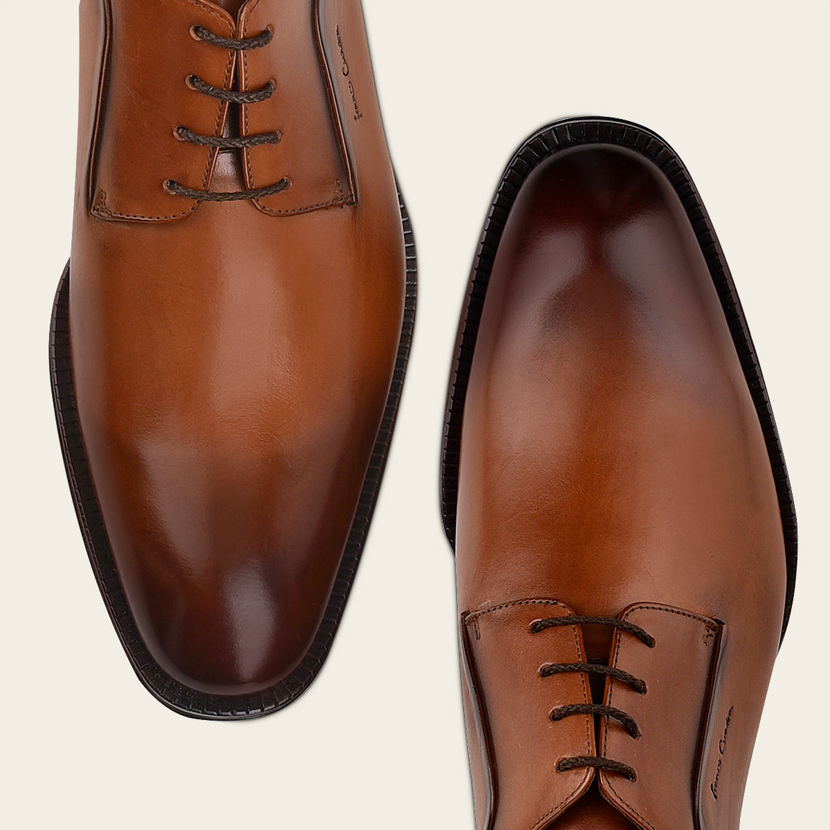 Calzado oxford para caballero en piel de bovino