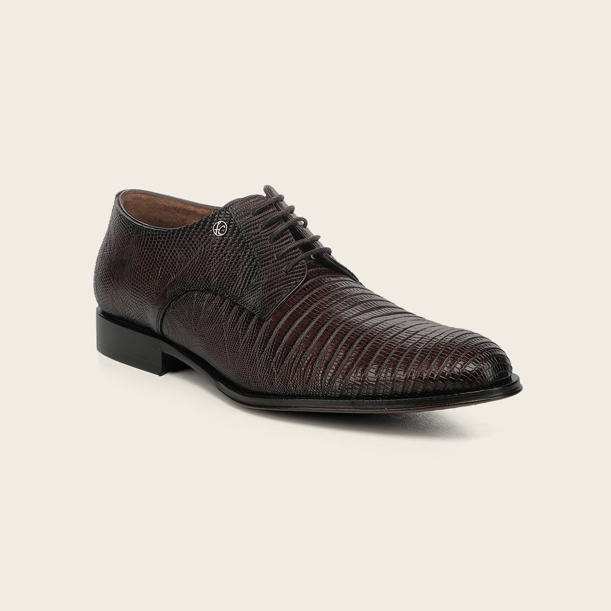 Zapato de vestir tipo Derby "Franco Cuadra Signature" en piel genuina de lizard
