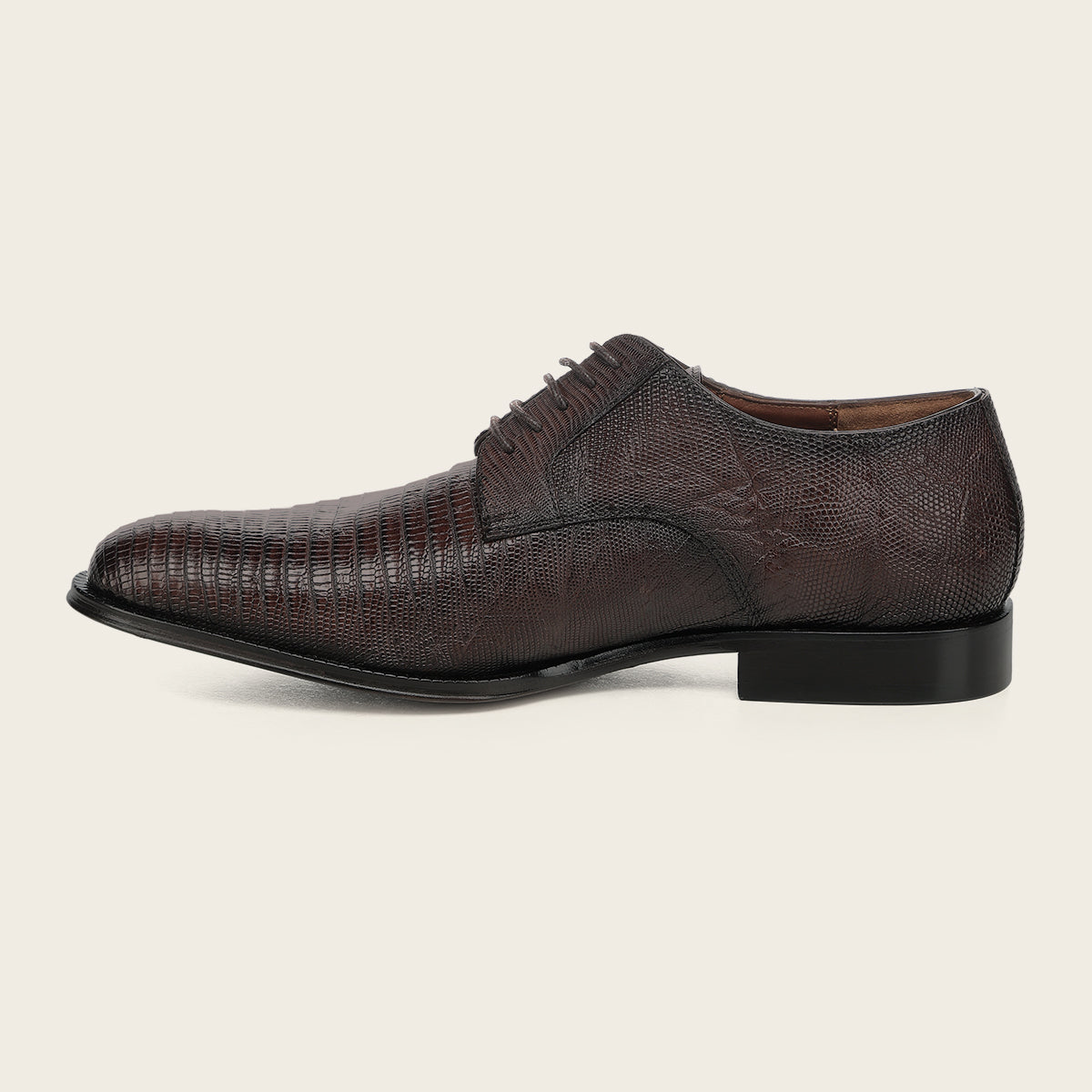 Zapato de vestir tipo Derby "Franco Cuadra Signature" en piel genuina de lizard