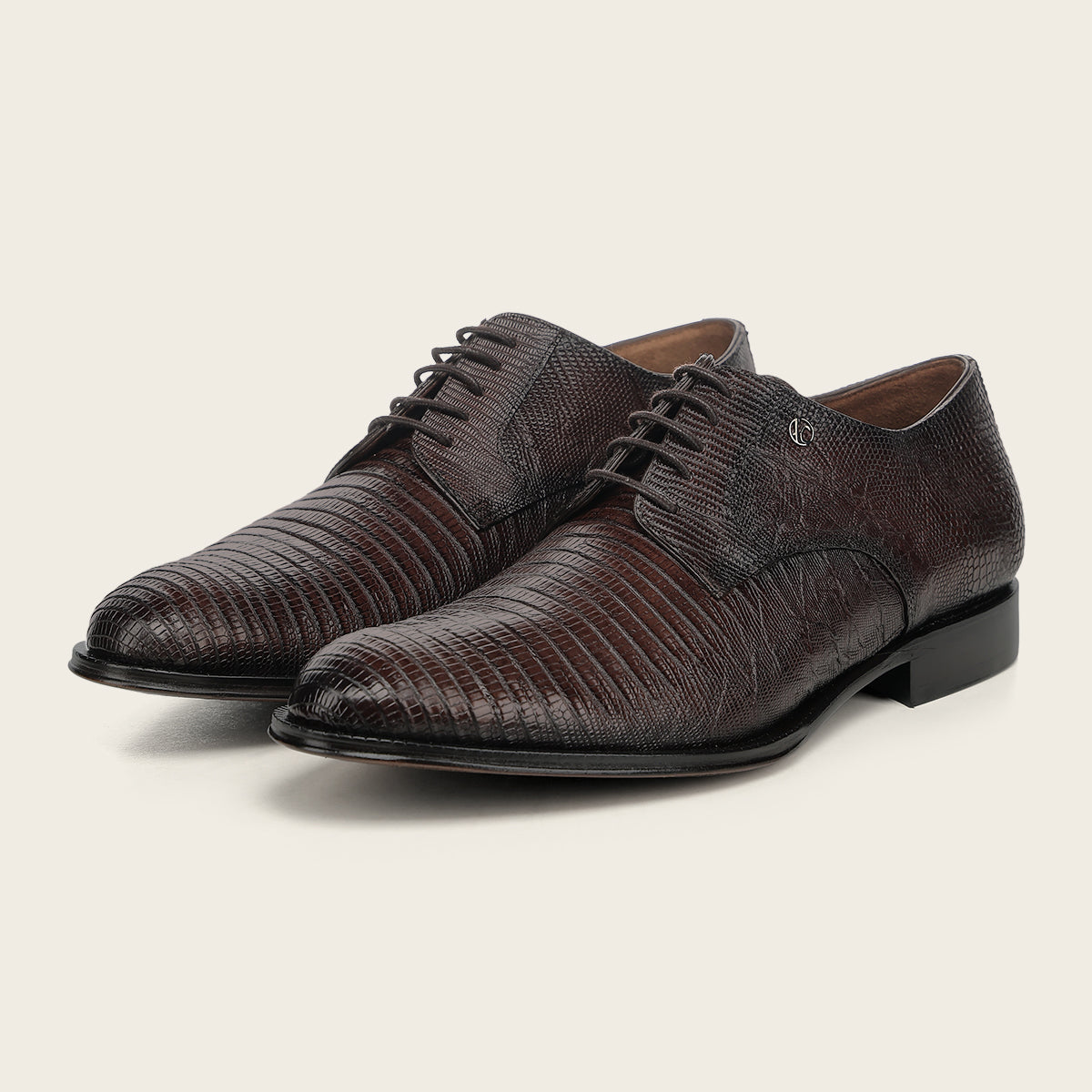 Zapato de vestir tipo Derby "Franco Cuadra Signature" en piel genuina de lizard