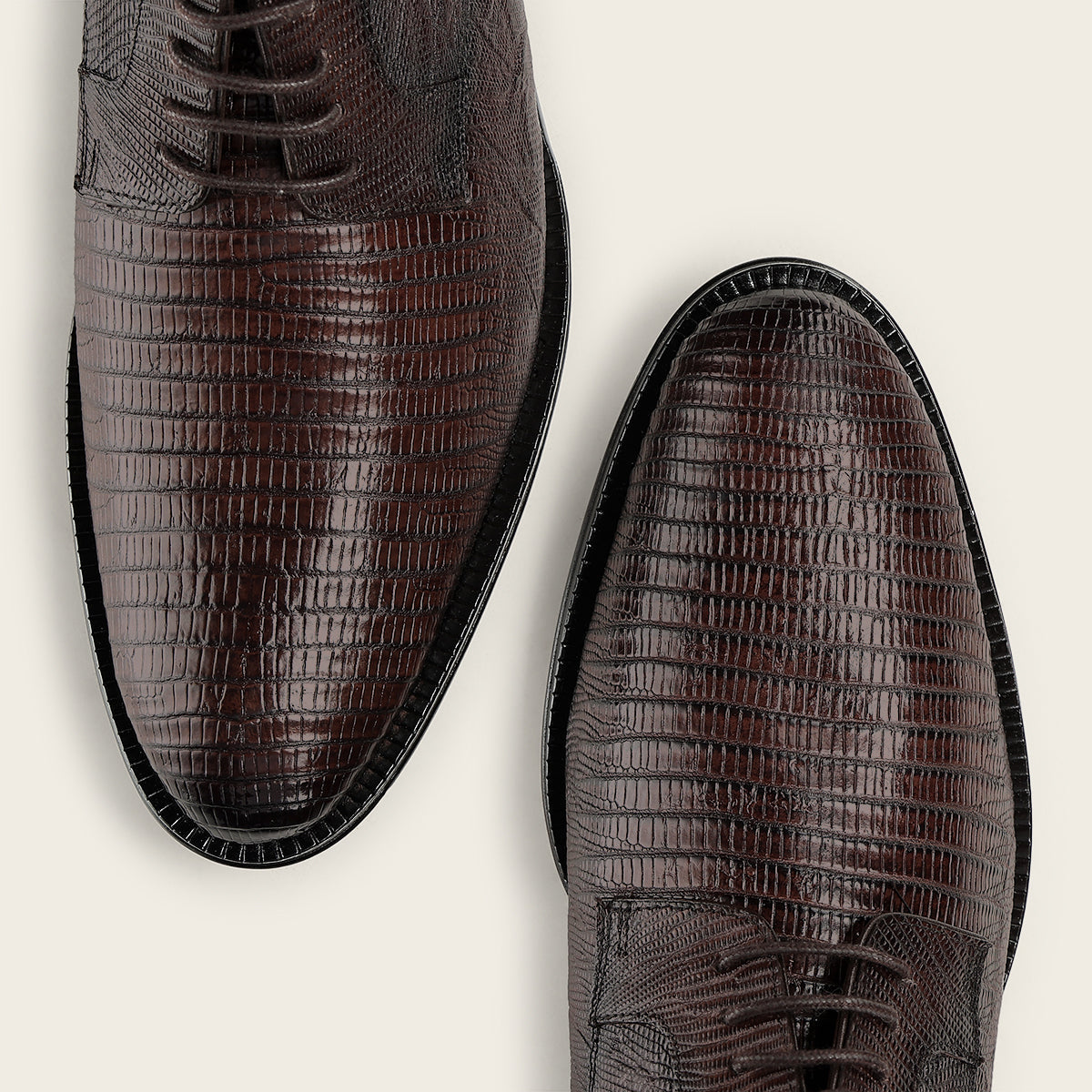 Zapato de vestir tipo Derby "Franco Cuadra Signature" en piel genuina de lizard