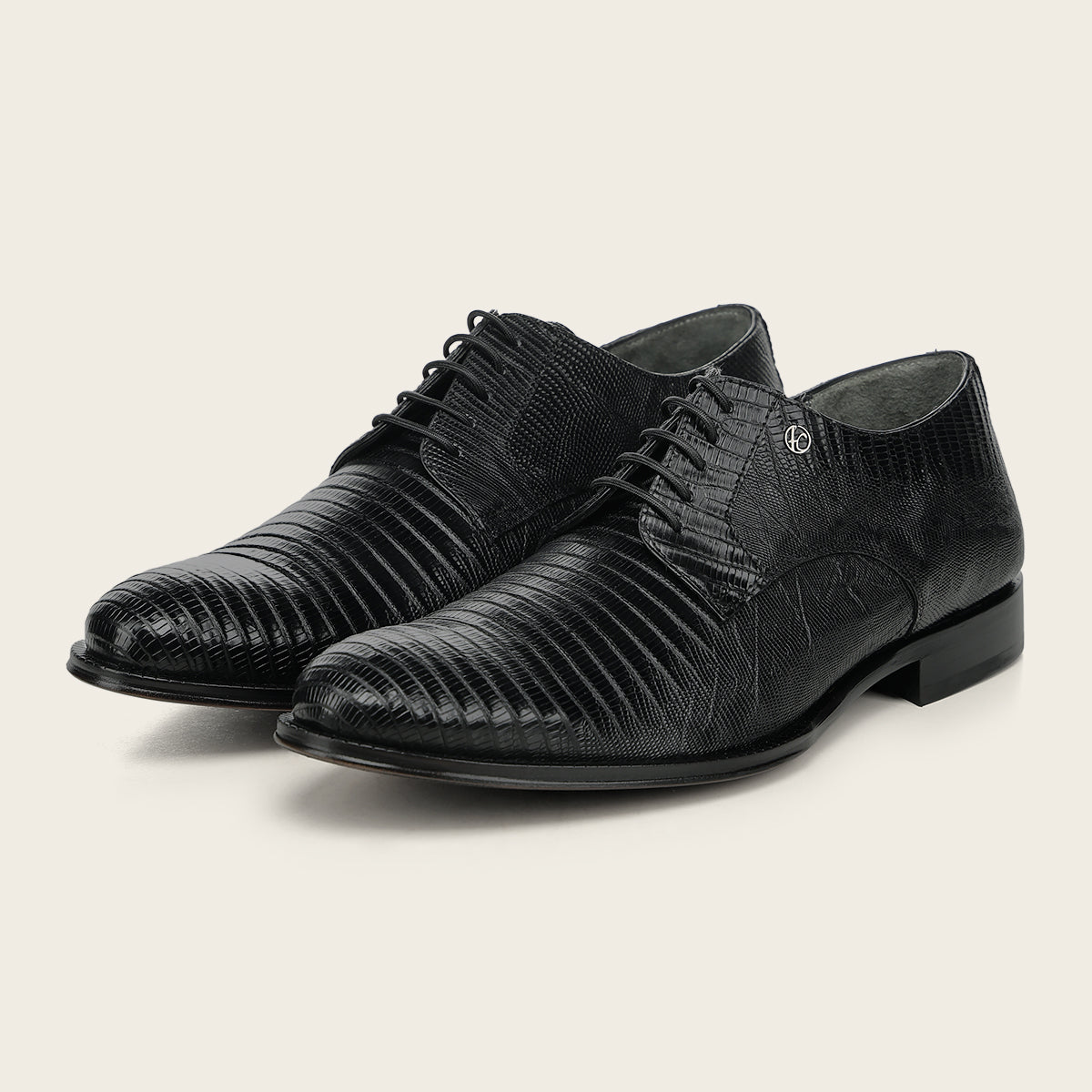 Zapato de vestir tipo Derby "Franco Cuadra Signature" en piel genuina de lizard