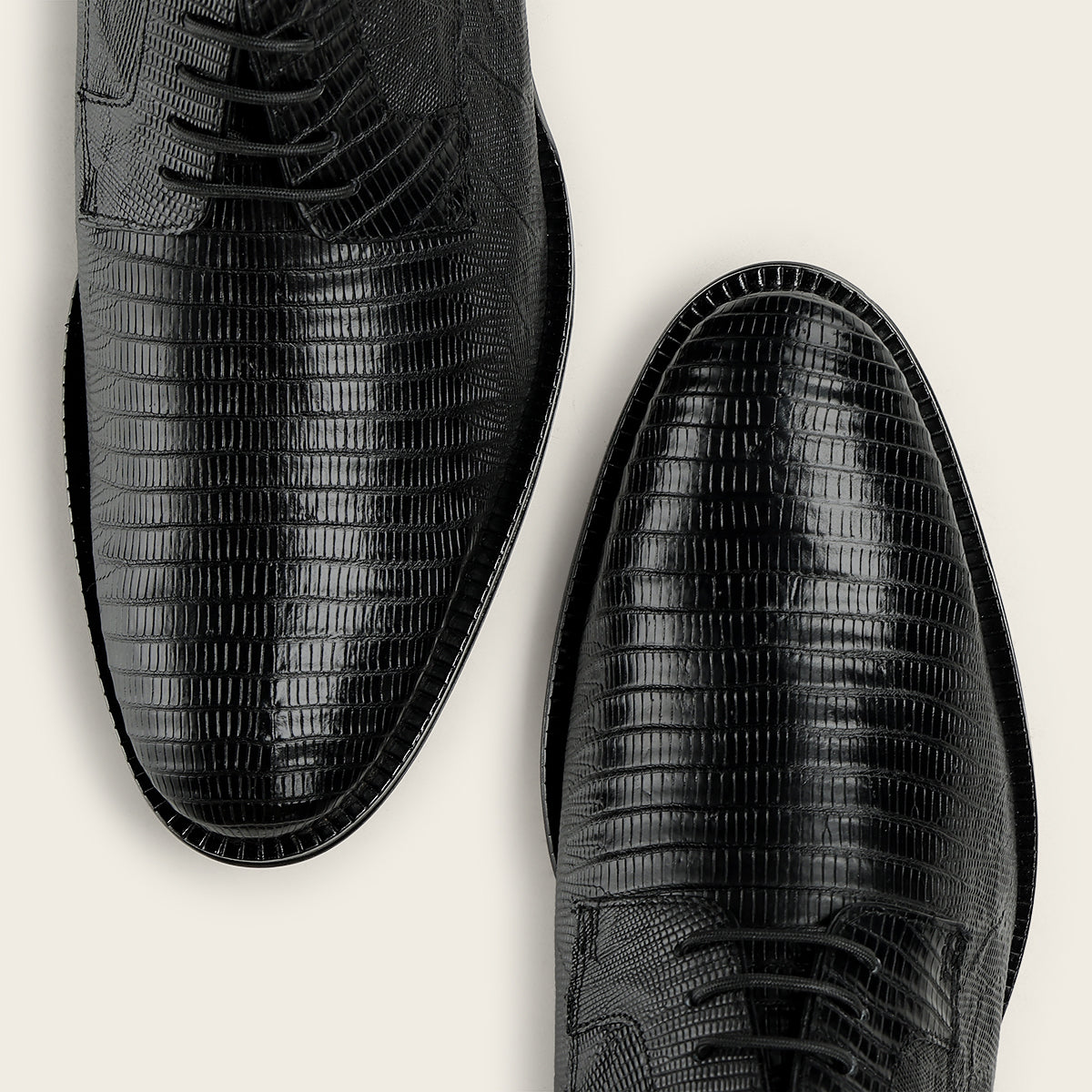Zapato de vestir tipo Derby "Franco Cuadra Signature" en piel genuina de lizard