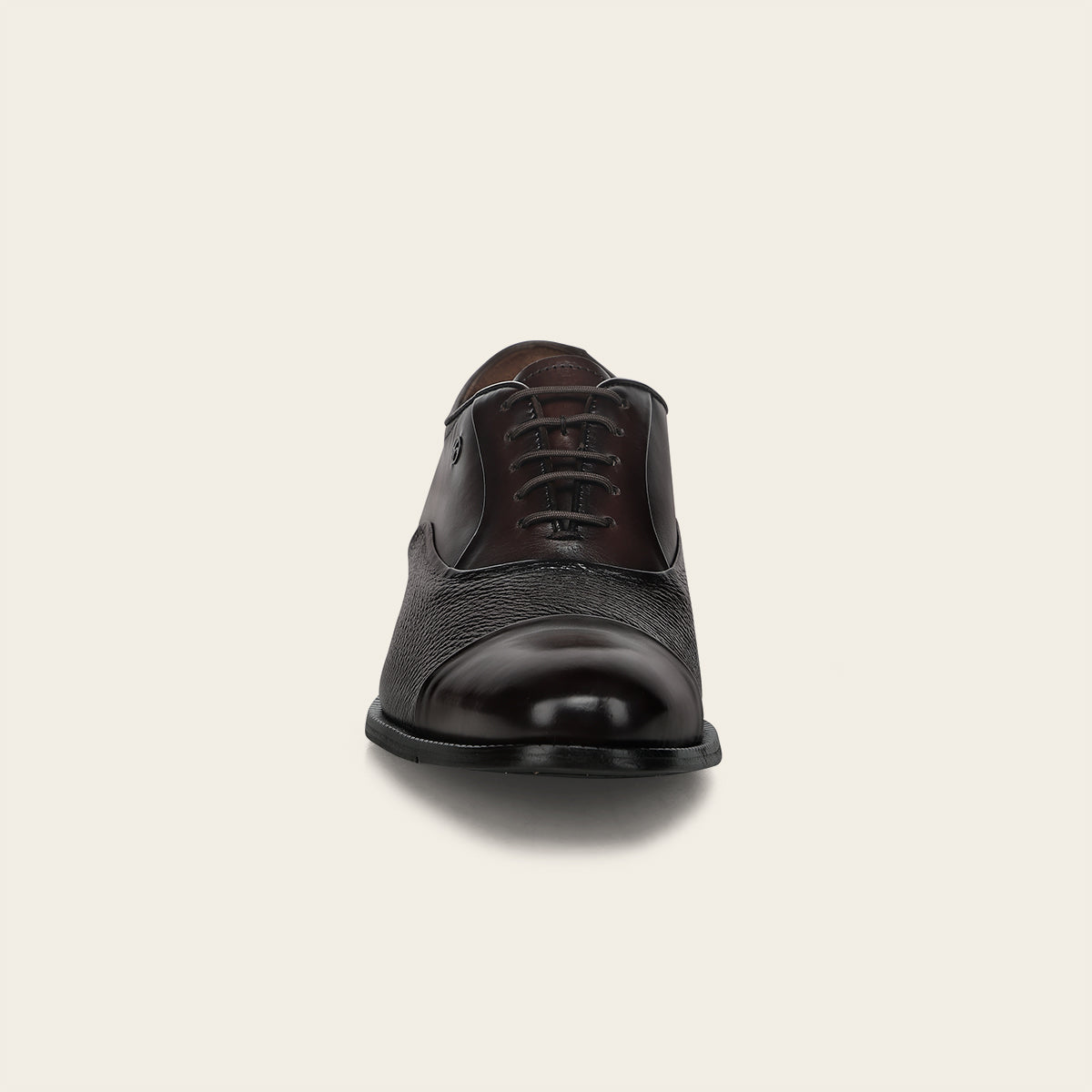 Zapato de vestir tipo Oxford en piel genuina de venado