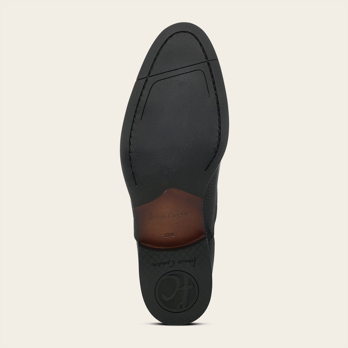 Zapato de vestir tipo Oxford en piel genuina de venado