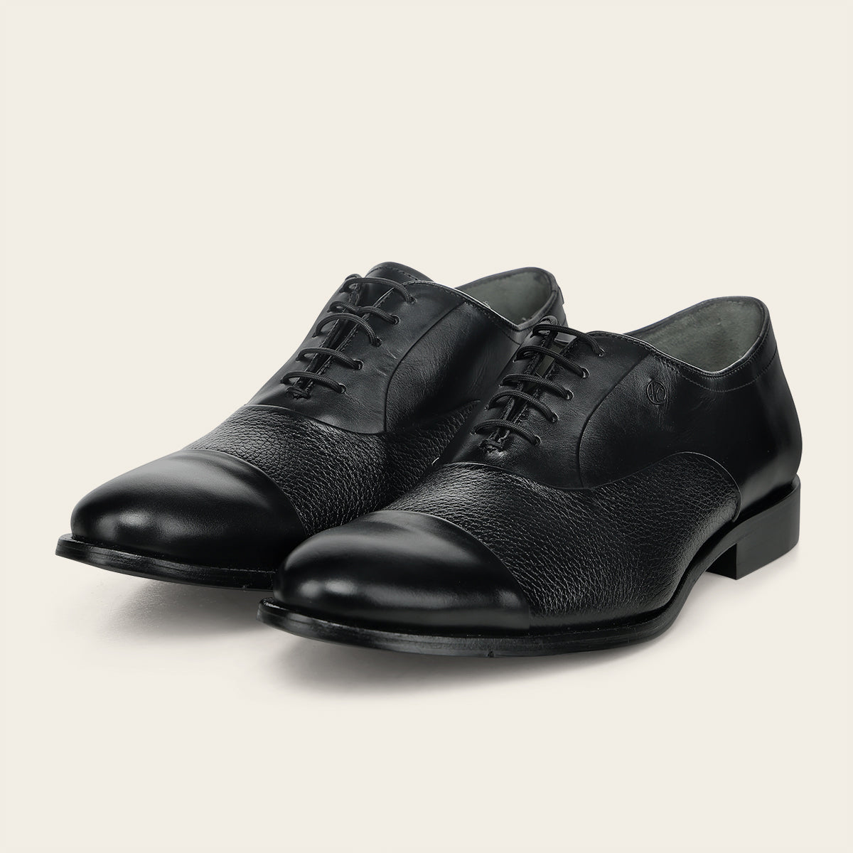 Zapato de vestir tipo Oxford en piel genuina de venado