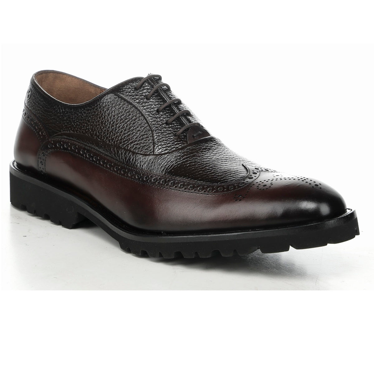 Zapato de vestir en piel genuina de venado con suela XL