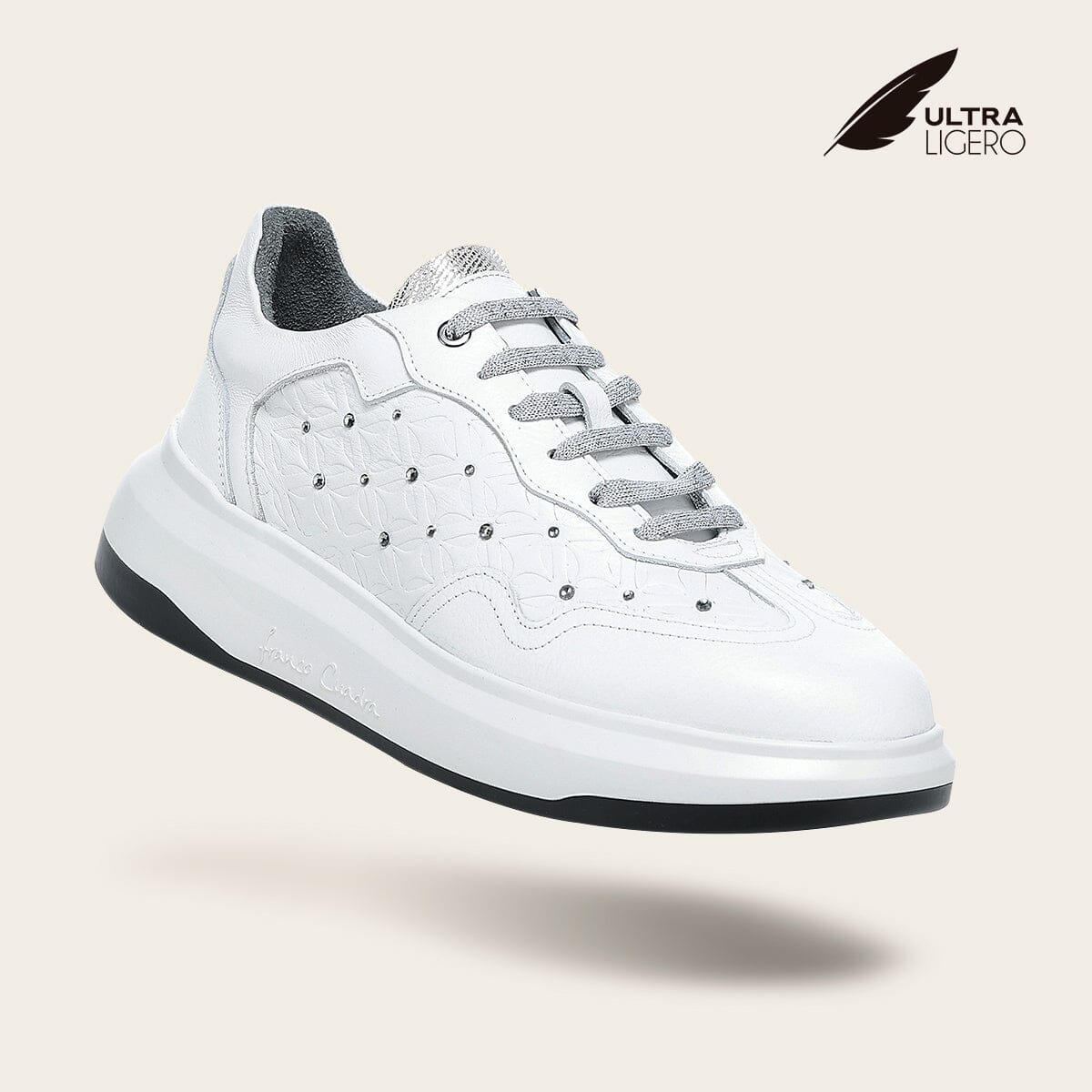 Tenis en piel genuina para dama
