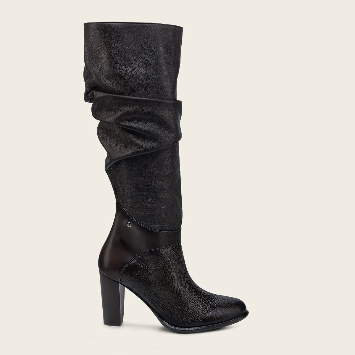 Bota de vestir en piel genuina de venado para dama