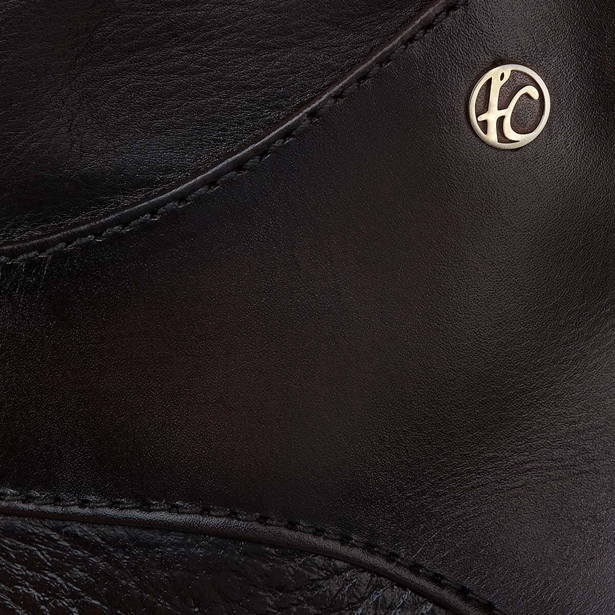 Bota de vestir en piel genuina de venado para dama