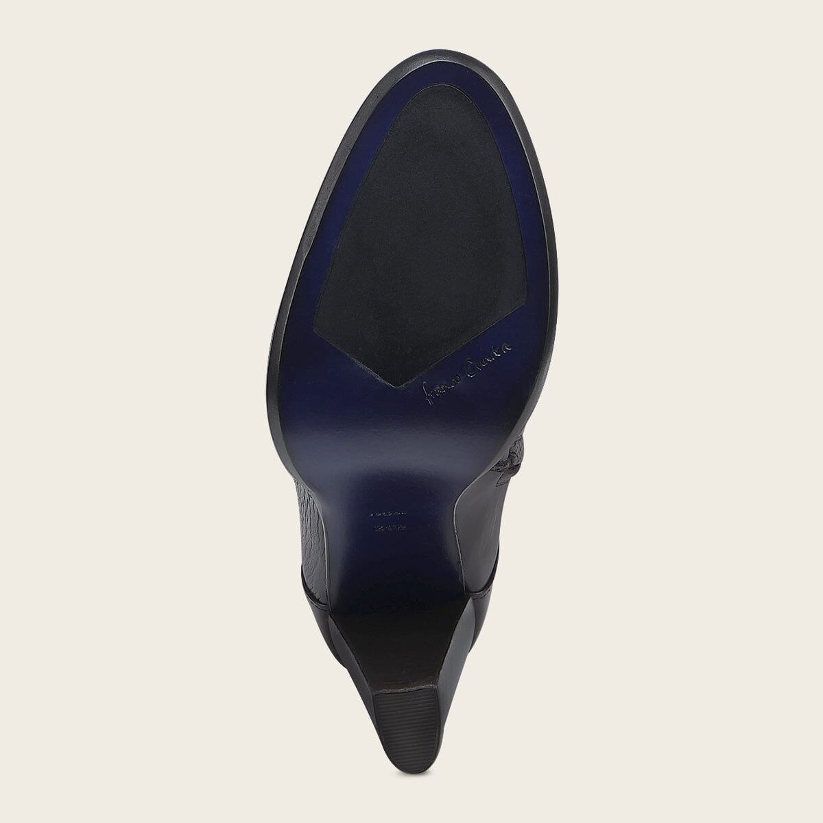 Bota de vestir en piel genuina de venado para dama