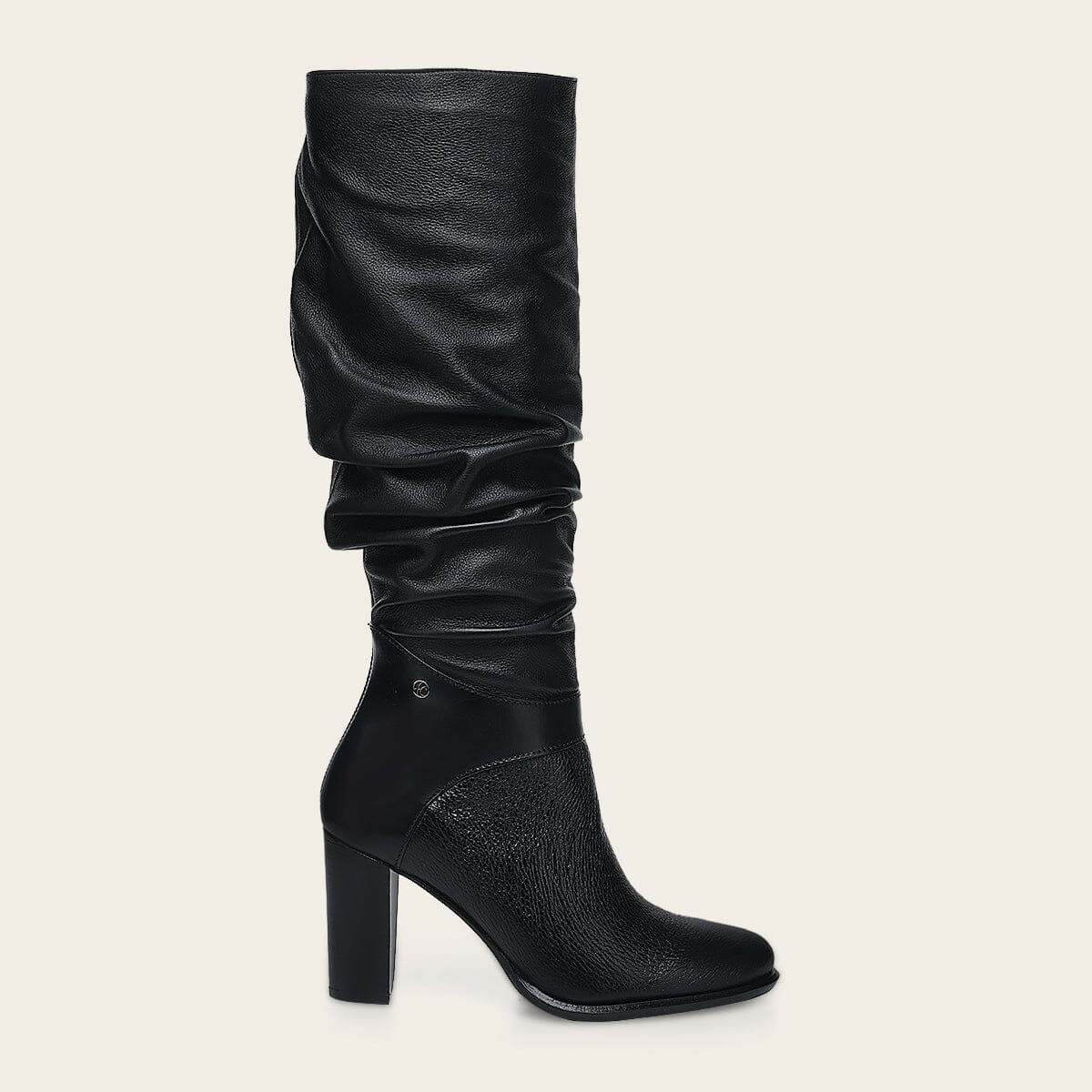 Bota de vestir en piel genuina de venado para dama
