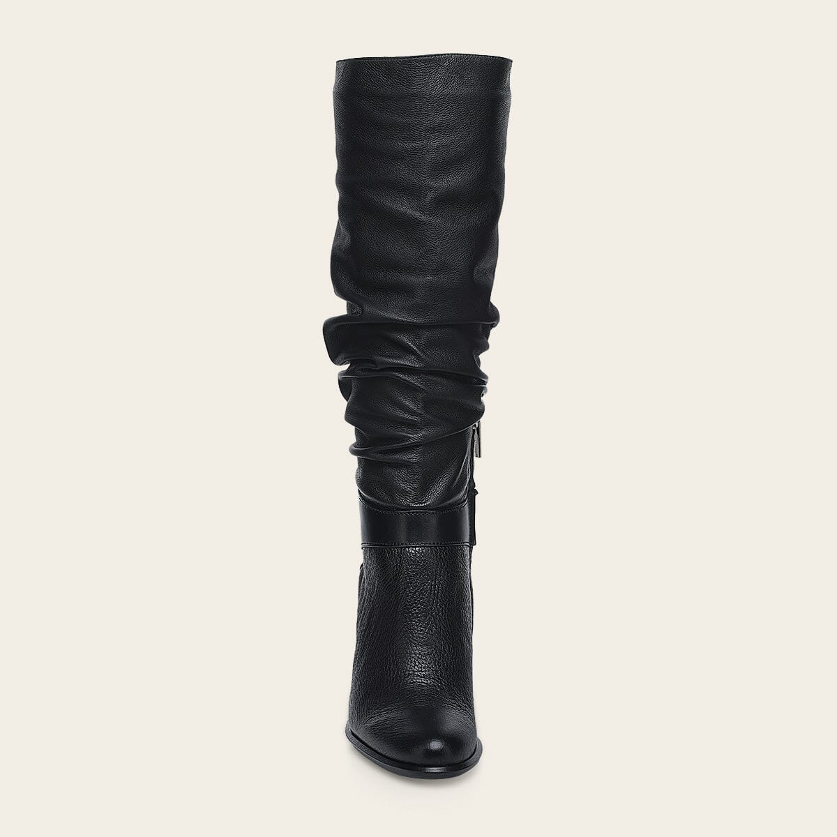 Bota de vestir en piel genuina de venado para dama