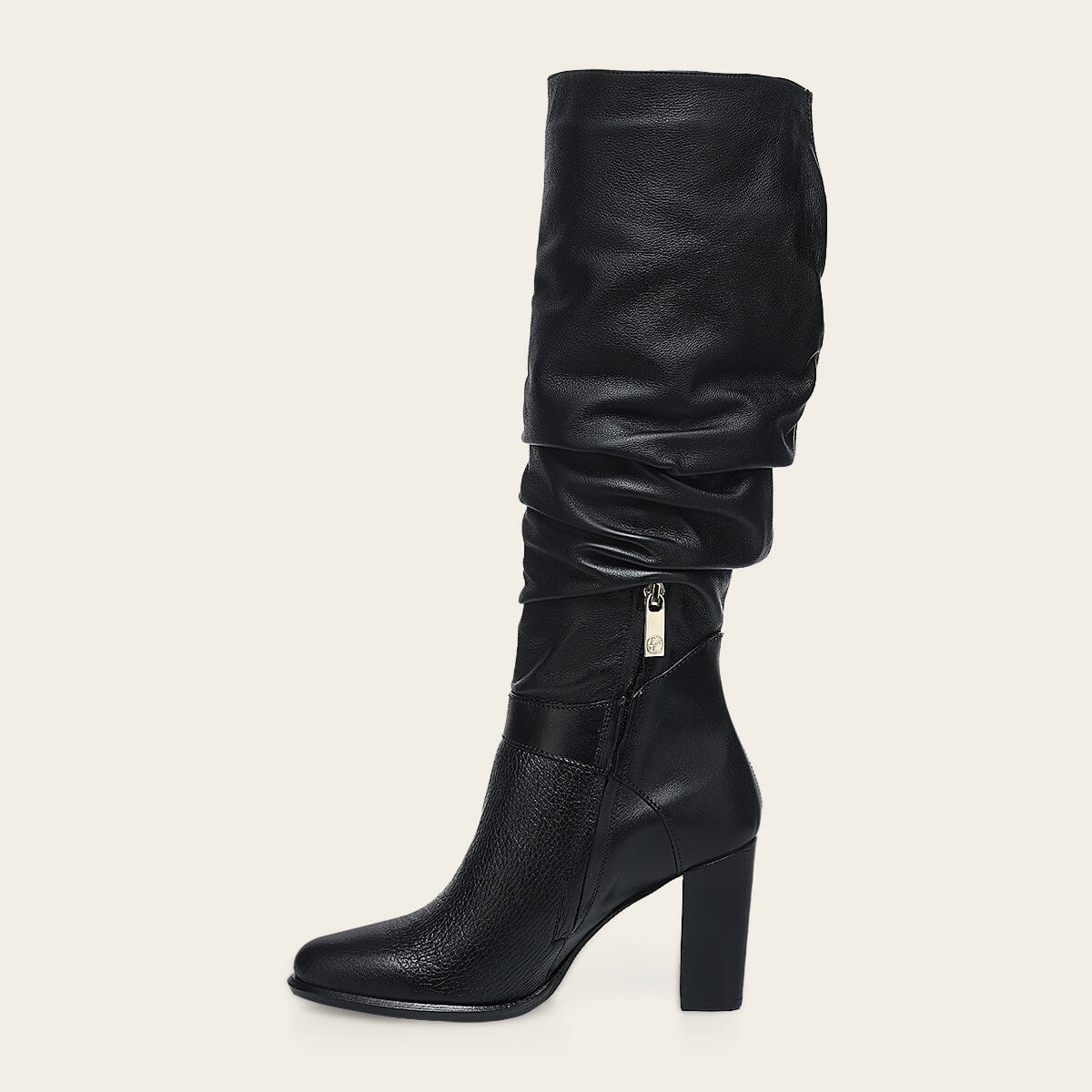 Bota de vestir en piel genuina de venado para dama