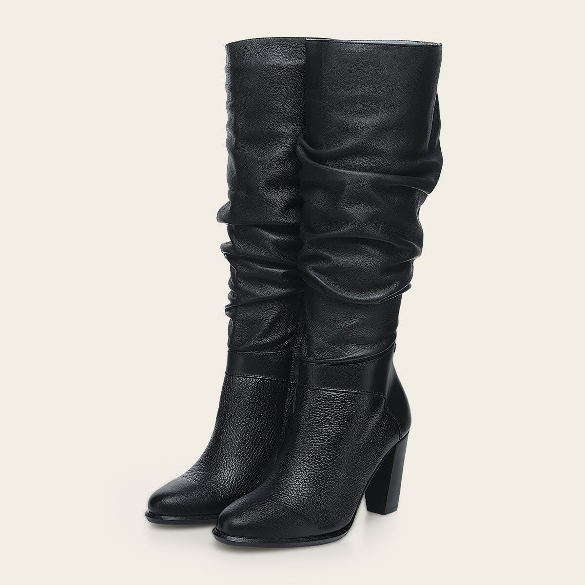 Bota de vestir en piel genuina de venado para dama