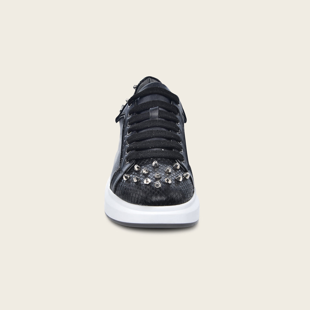 Sneaker para dama en piel genuina de pitón