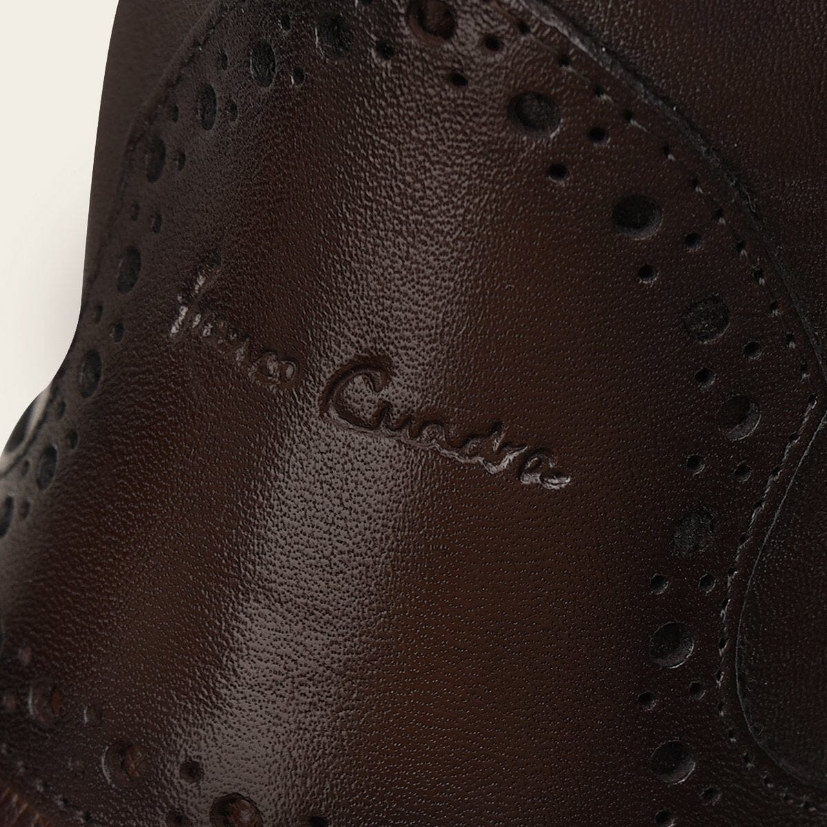 Botin de vestir en piel genuina de avestruz